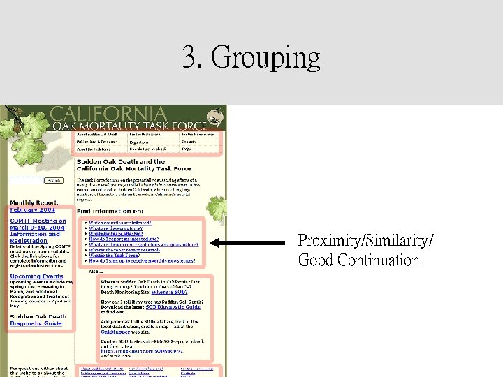 3. Grouping Proximity/Similarity/ Good Continuation 