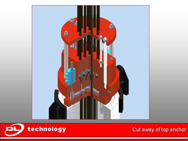 technology Cut away of top anchor 