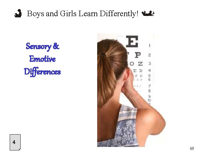Boys and Girls Learn Differently! Sensory & Emotive Differences 4 69 