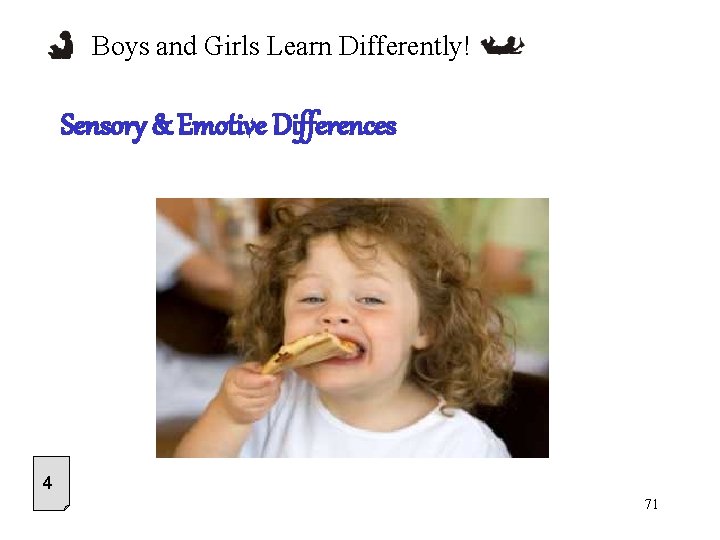 Boys and Girls Learn Differently! Sensory & Emotive Differences 4 71 