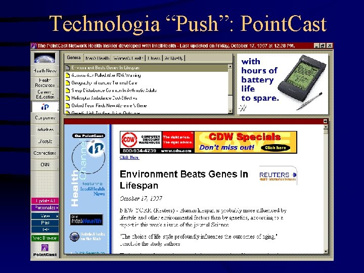 Technologia “Push”: Point. Cast 