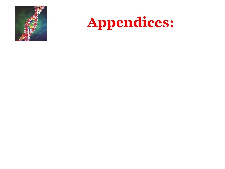 Appendices: Calendar of Key Dates 