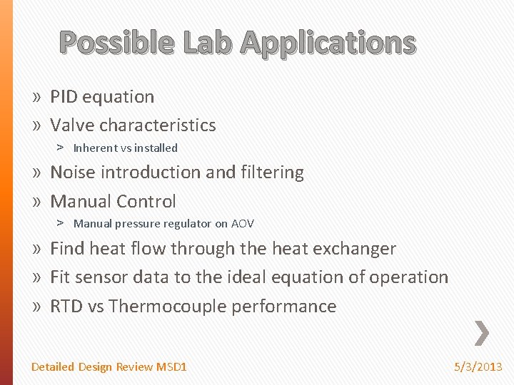 Possible Lab Applications » PID equation » Valve characteristics ˃ Inherent vs installed »