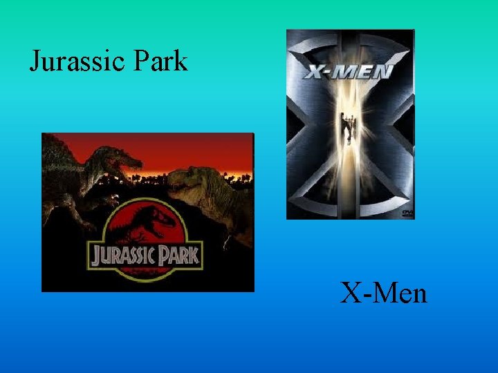 Jurassic Park X-Men 