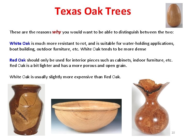 groups, and which oaks fall into which groups: While there is one specific wood)