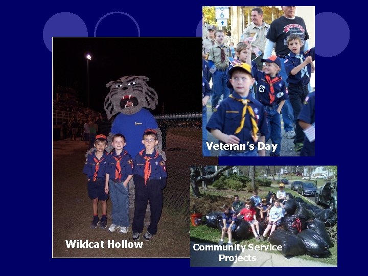 Veteran’s Day Wildcat Hollow Community Service Projects 