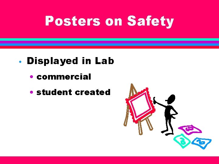 Posters on Safety • Displayed in Lab • commercial • student created 