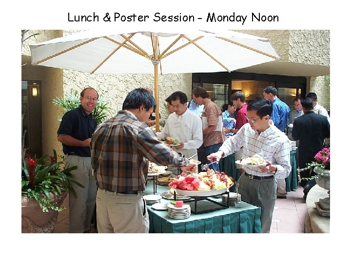 Lunch & Poster Session - Monday Noon 