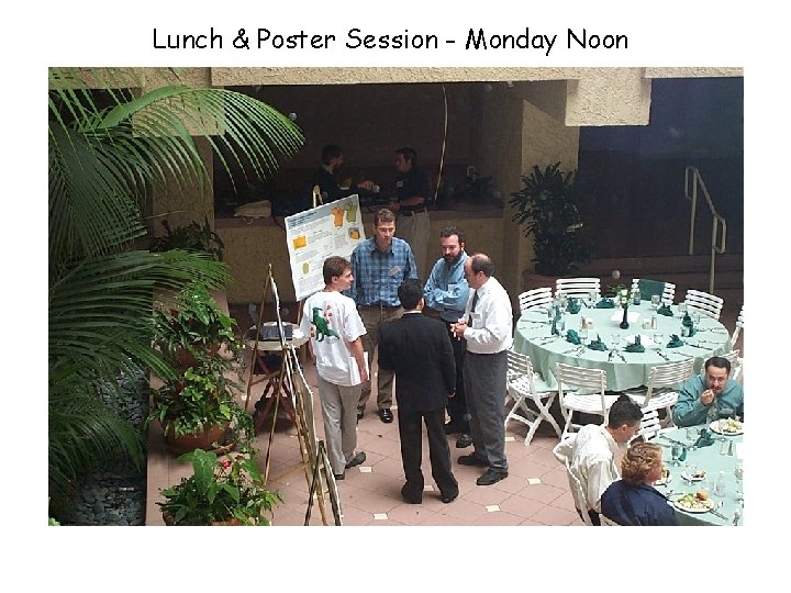 Lunch & Poster Session - Monday Noon 