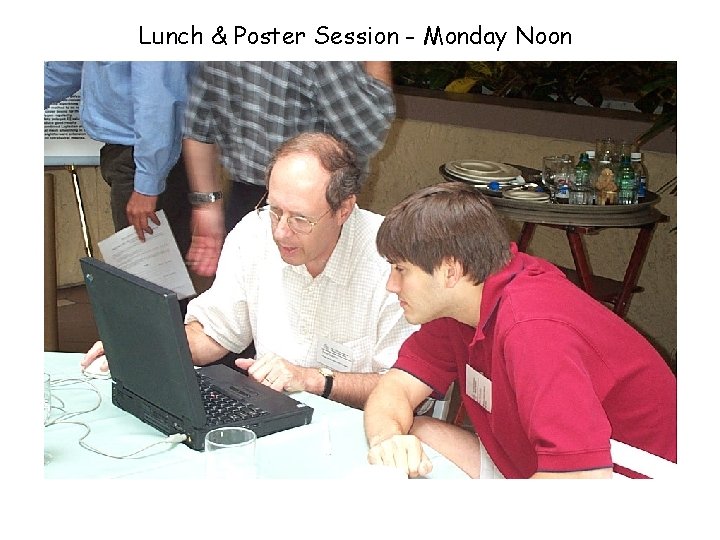 Lunch & Poster Session - Monday Noon 