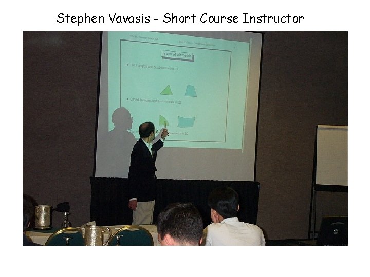 Stephen Vavasis - Short Course Instructor 