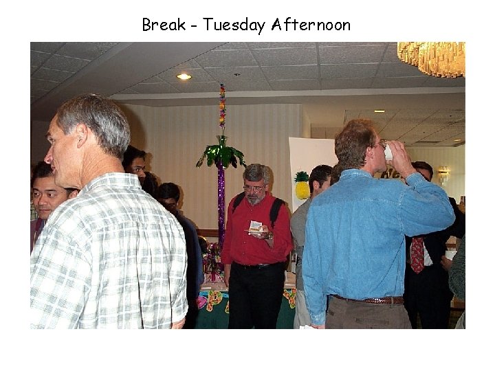 Break - Tuesday Afternoon 