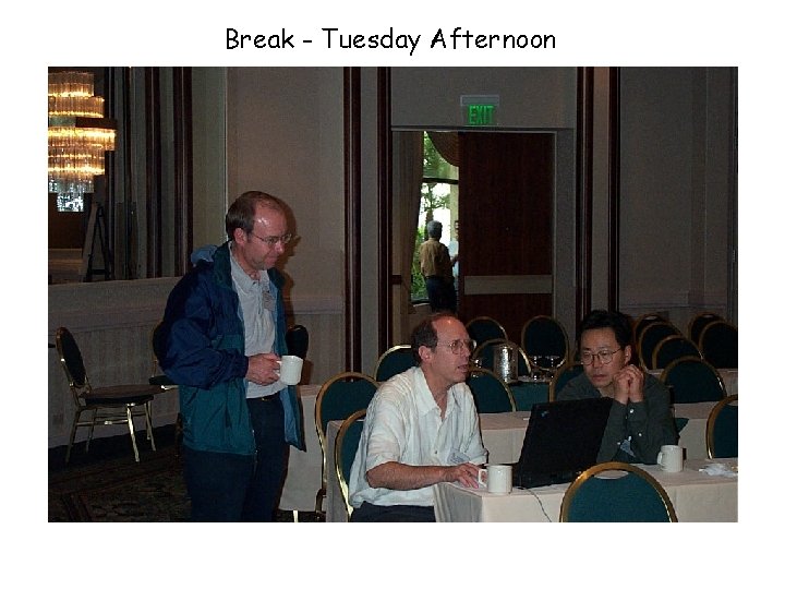 Break - Tuesday Afternoon 