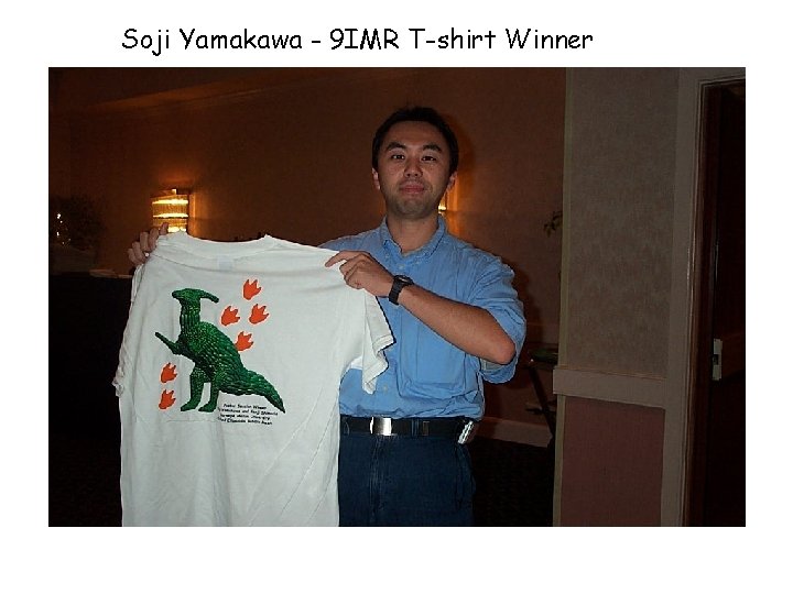 Soji Yamakawa - 9 IMR T-shirt Winner 