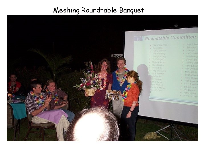 Meshing Roundtable Banquet 