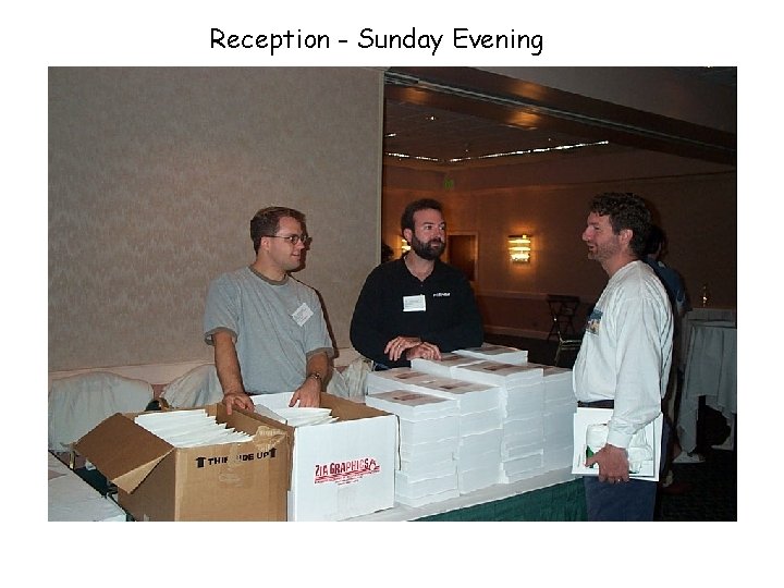 Reception - Sunday Evening 