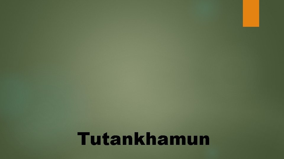 Tutankhamun 