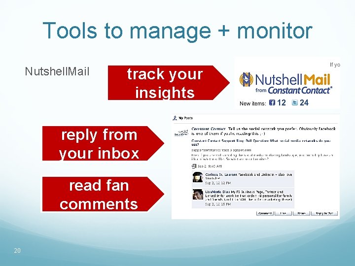 Tools to manage + monitor Nutshell. Mail track your insights reply from your inbox