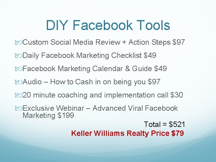 DIY Facebook Tools Custom Social Media Review + Action Steps $97 Daily Facebook Marketing