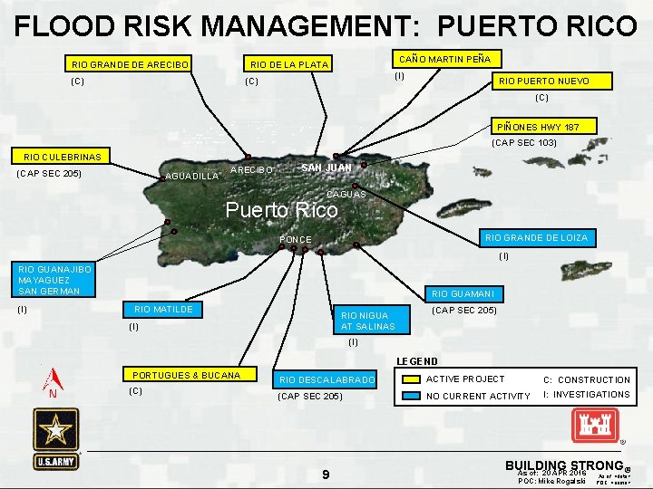 FLOOD RISK MANAGEMENT: PUERTO RICO RIO GRANDE DE ARECIBO CAÑO MARTIN PEÑA RIO DE