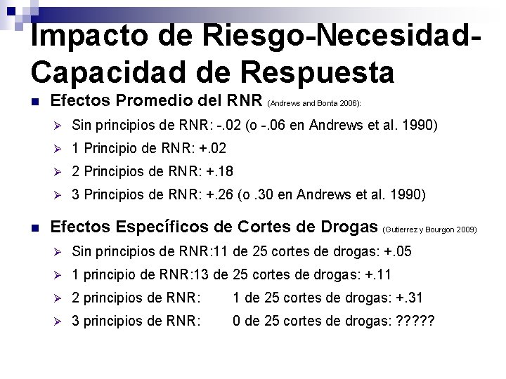 Estrategias Basadas en la Evidencia para TTD Michael