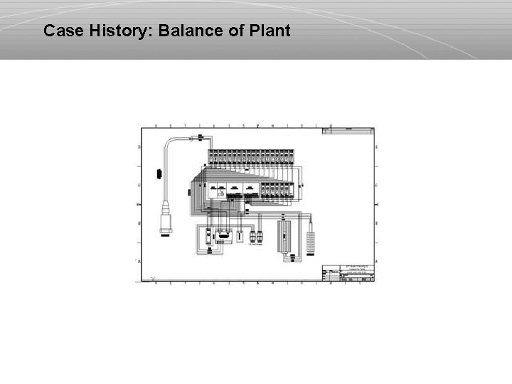 Case History: Balance of Plant 