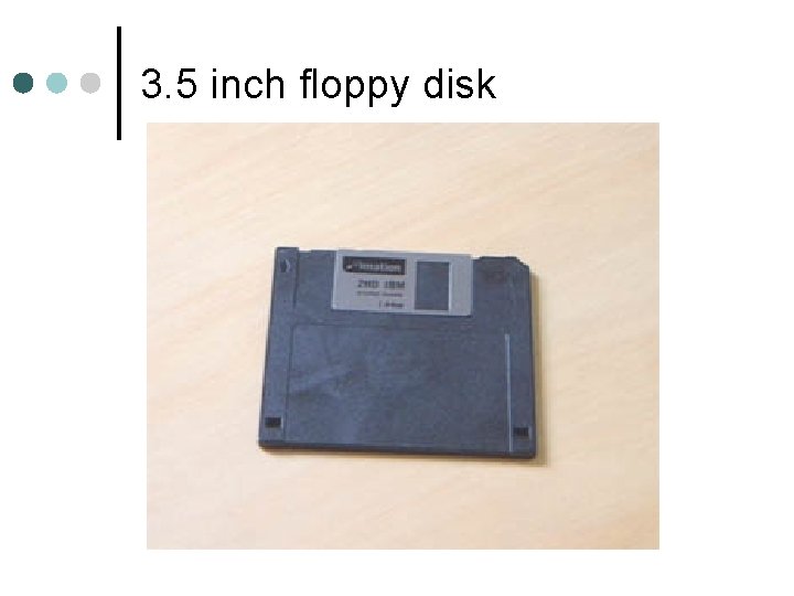 3. 5 inch floppy disk 