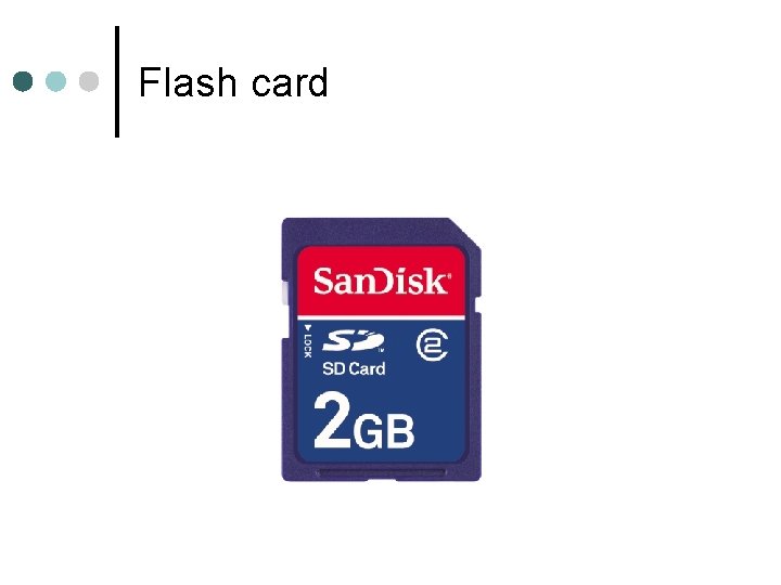 Flash card 