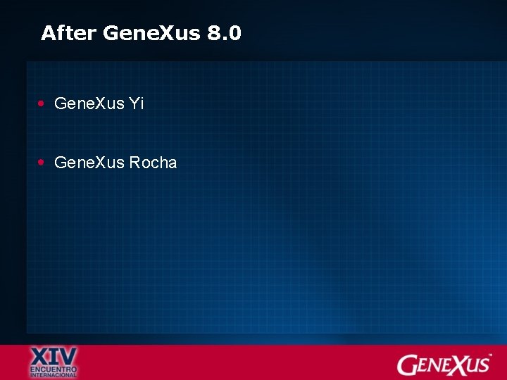 After Gene. Xus 8. 0 Gene. Xus Yi Gene. Xus Rocha 