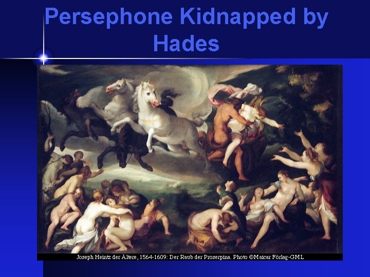 Persephone Kidnapped by Hades 