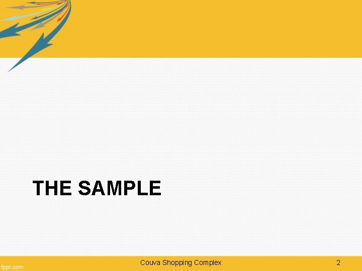 THE SAMPLE Couva Shopping Complex 2 