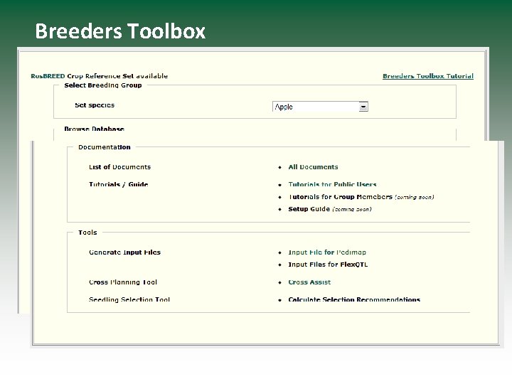 Breeders Toolbox 