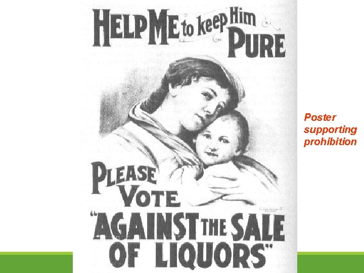 Poster supporting prohibition 