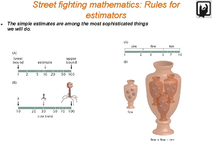 Street fighting mathematics: Rules for estimators The simple estimates are among the most sophisticated