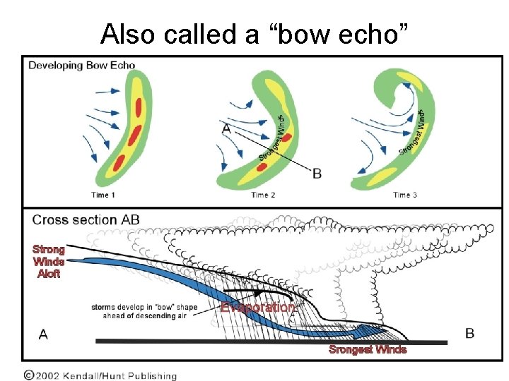 Also called a “bow echo” 