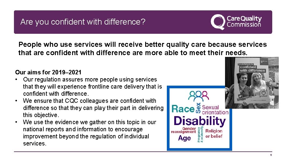 Are you confident with difference? People who use services will receive better quality care