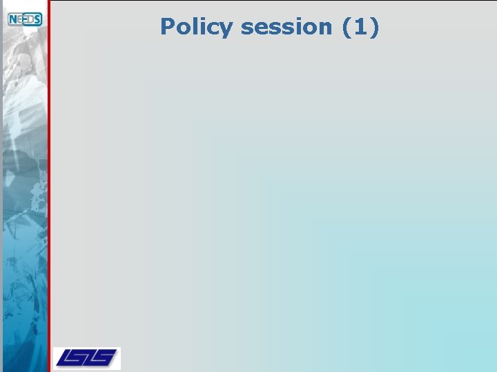 Policy session (1) 