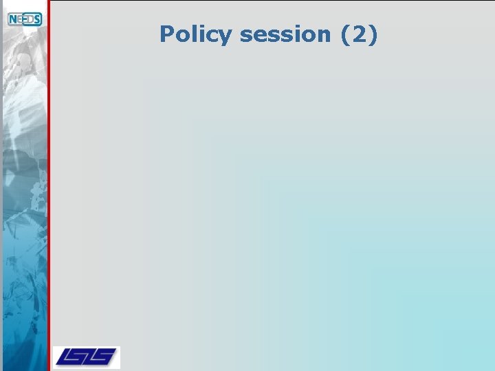 Policy session (2) 