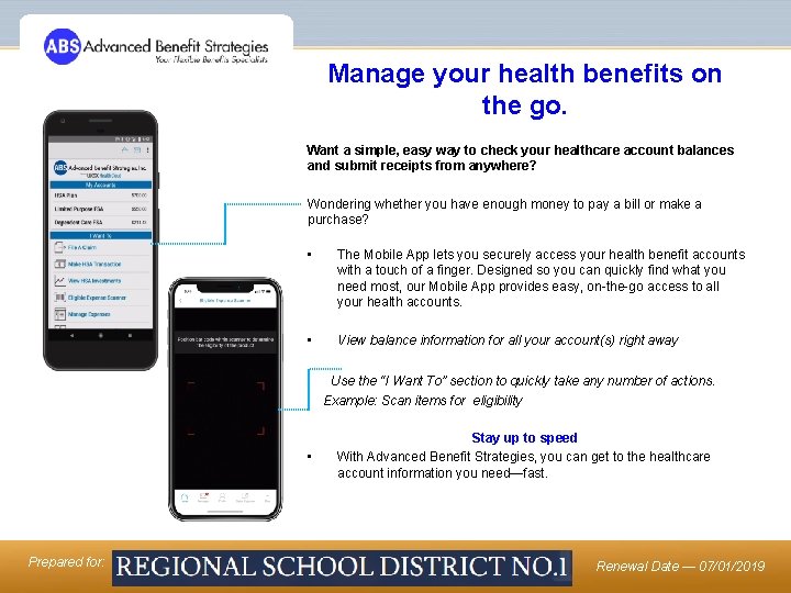 Manage your health benefits on the go. Want a simple, easy way to check