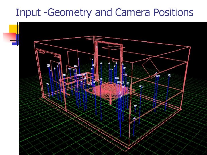 Input -Geometry and Camera Positions 