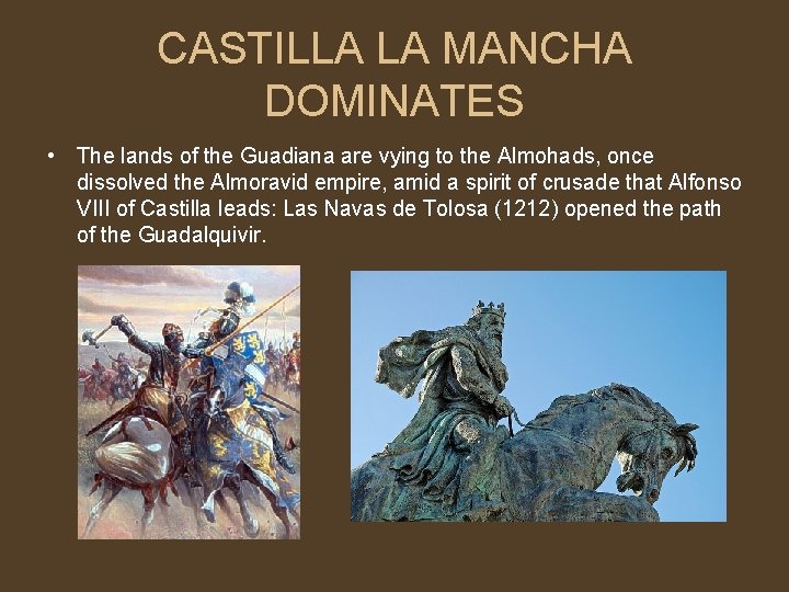 CASTILLA LA MANCHA DOMINATES • The lands of the Guadiana are vying to the