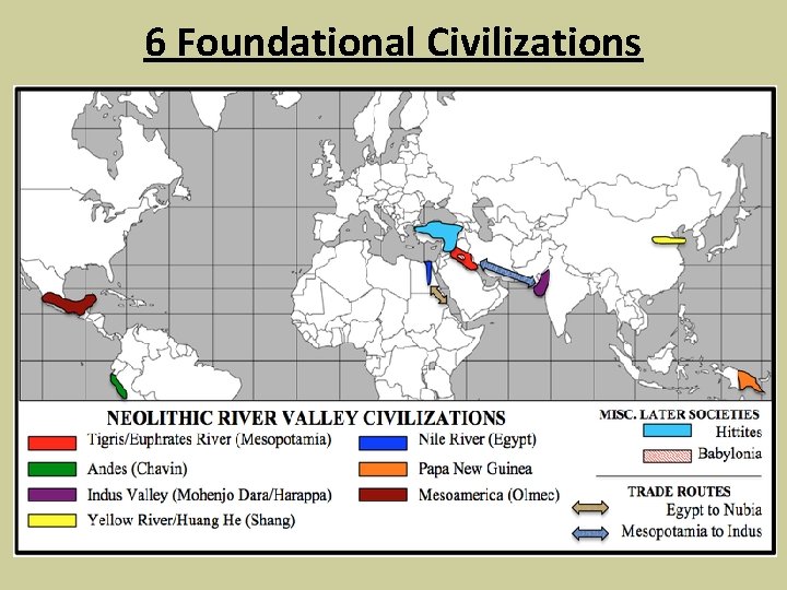 6 Foundational Civilizations 