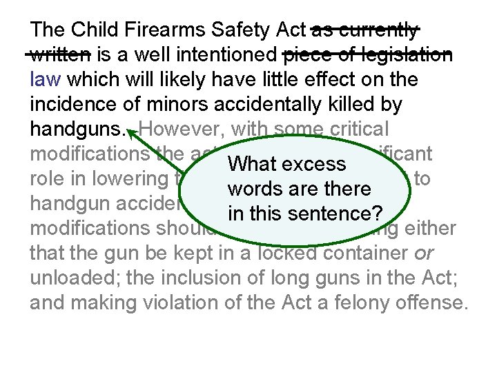 The Child Firearms Safety Act as currently written is a well intentioned piece of