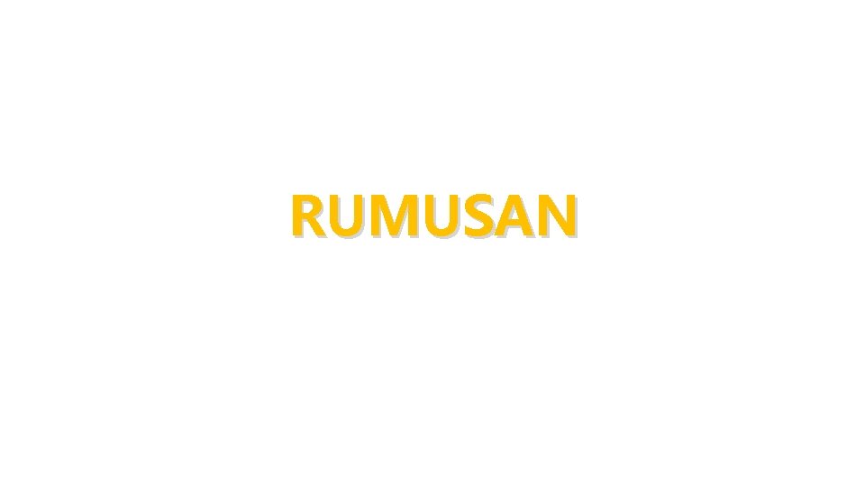 RUMUSAN 