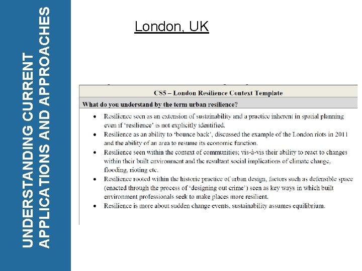 UNDERSTANDING CURRENT APPLICATIONS AND APPROACHES London, UK 