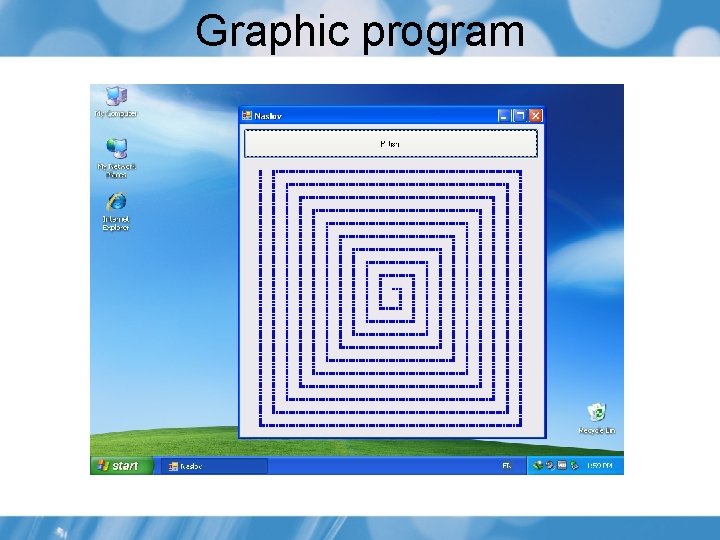 Graphic program Graphic program