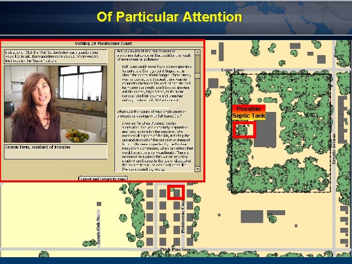Of Particular Attention Possible Septic Tank 