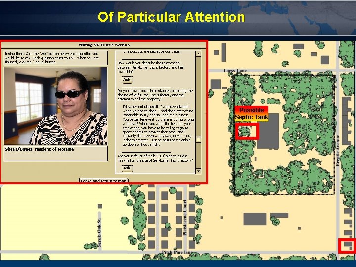 Of Particular Attention Possible Septic Tank 