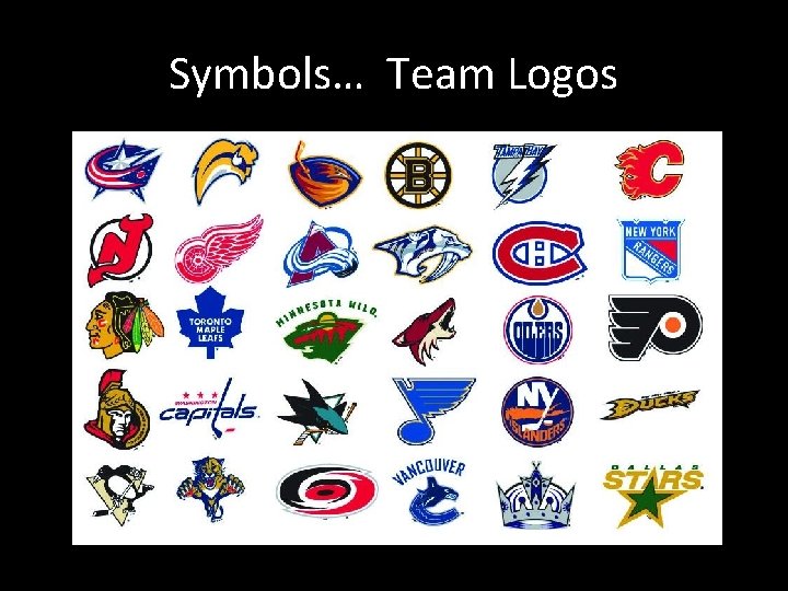 Symbols… Team Logos 