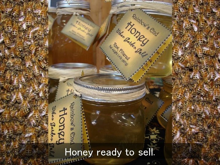 Honey ready to sell. 